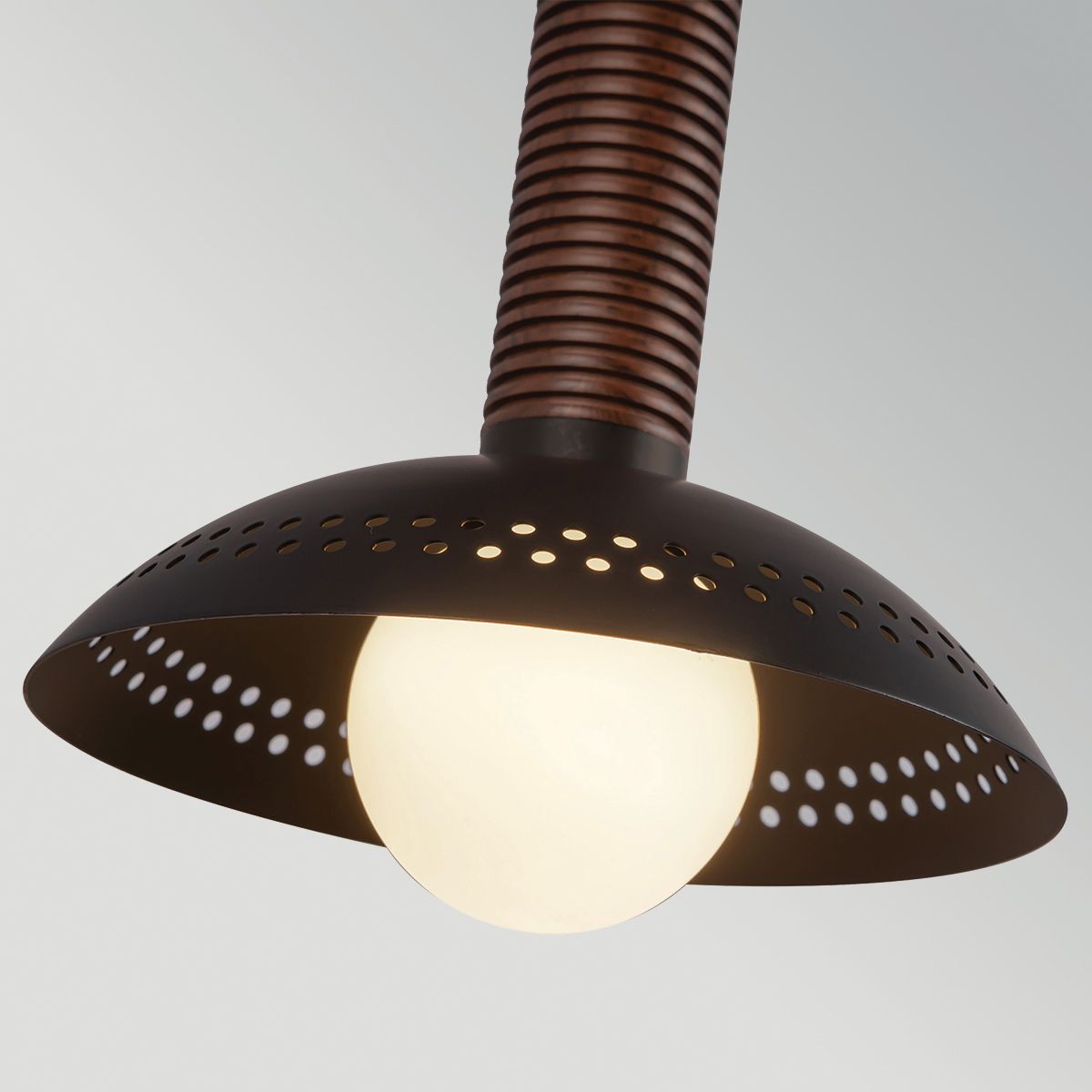 ALM-ARDEN-LED-2WB-MB Arden 2 Light LED Wall Light  Matte Black, Walnut Wood Veneer