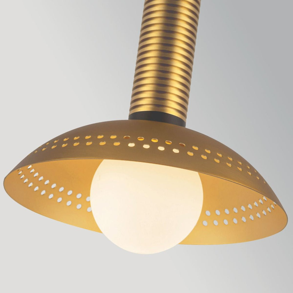 ALM-ARDEN-LED-MP-BG Arden LED Mini Pendant Brushed Gold