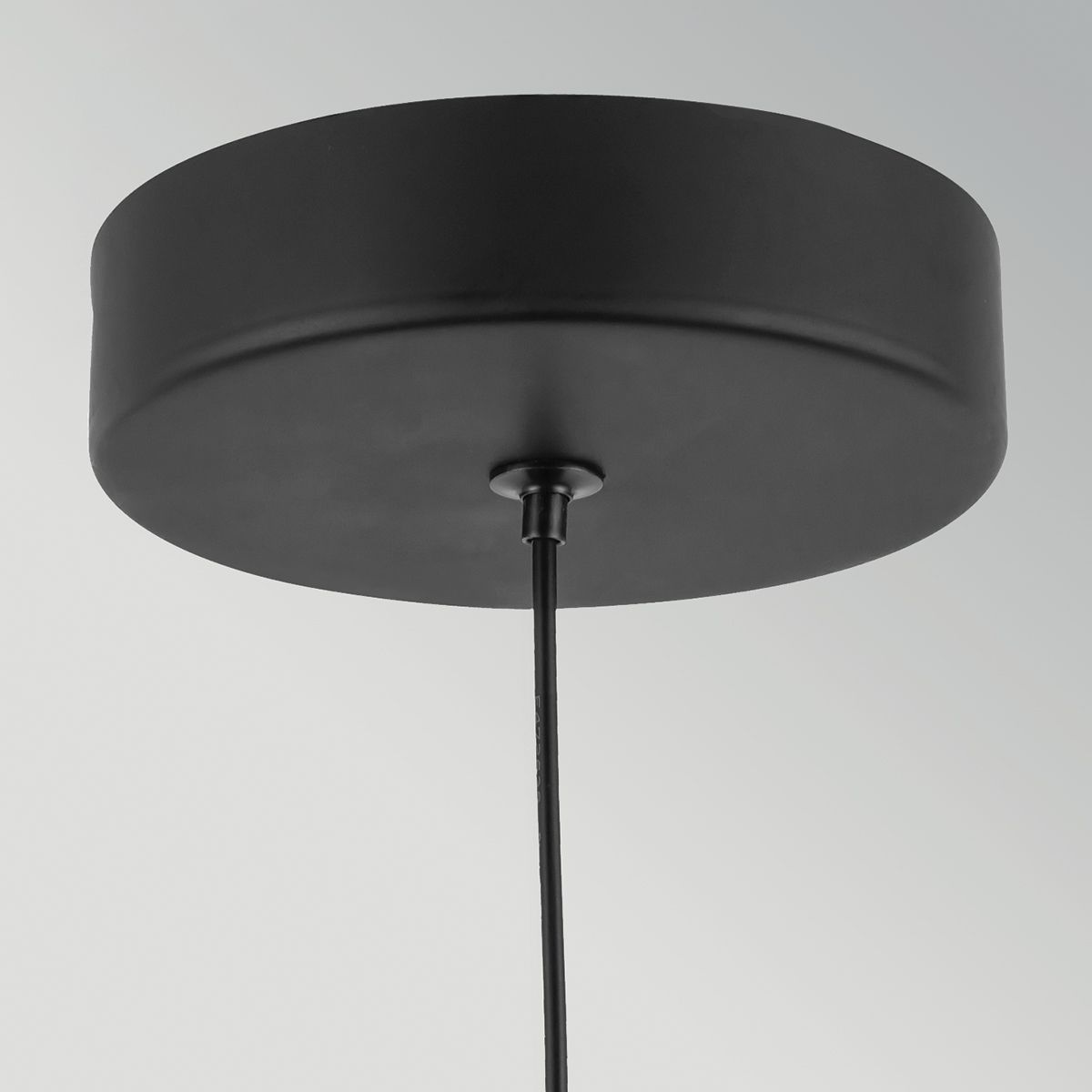 ALM-ARDEN-LED-MP-MB Arden LED Mini Pendant Matte Black, Walnut Wood Veneer