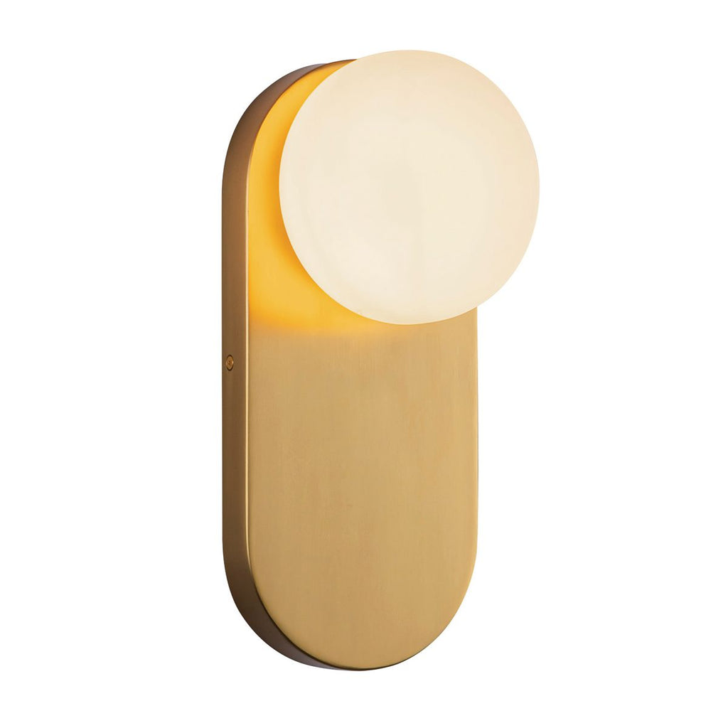 ALM-ARIEL-1WB-BG-OP Ariel 1 Light Wall Light  Brushed Gold