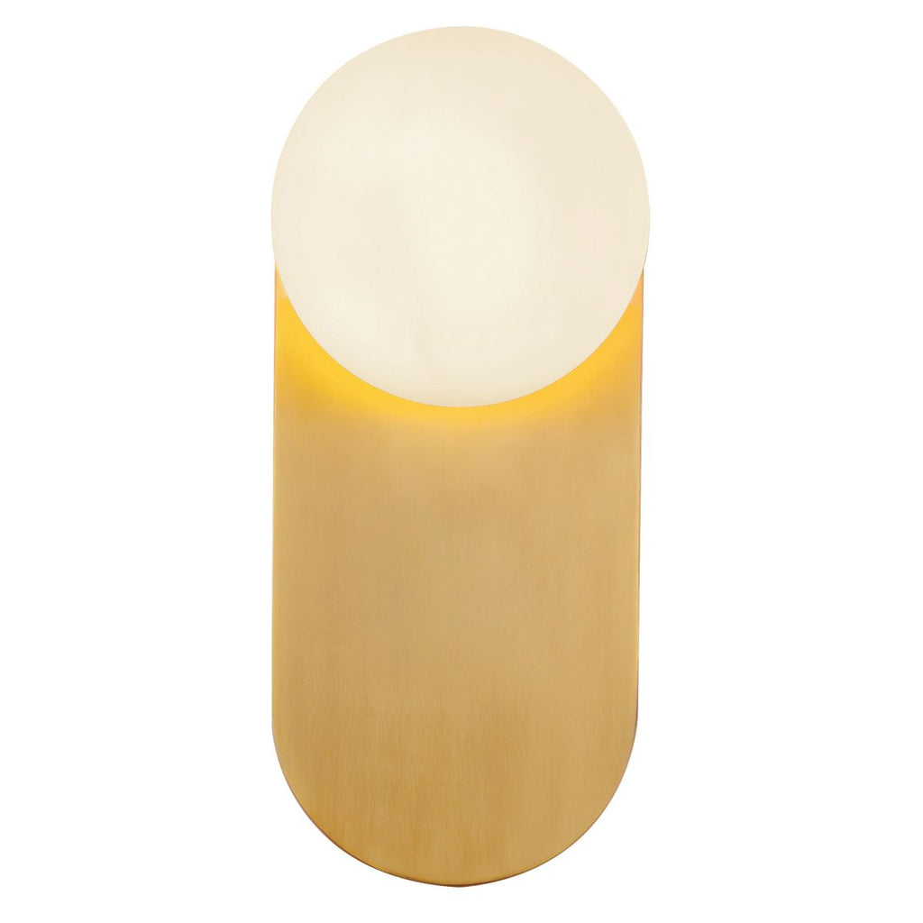 ALM-ARIEL-1WB-BG-OP Ariel 1 Light Wall Light  Brushed Gold
