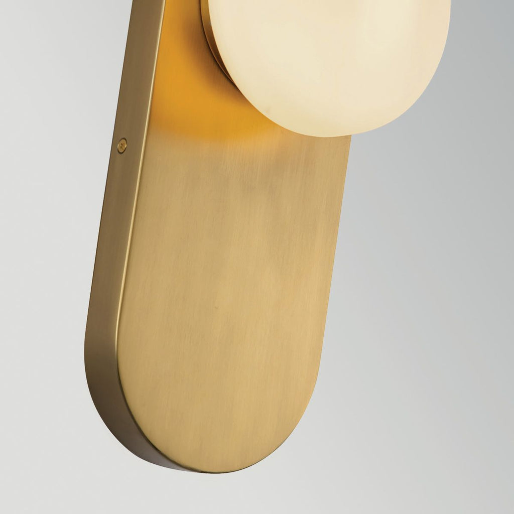 ALM-ARIEL-1WB-BG-OP Ariel 1 Light Wall Light  Brushed Gold