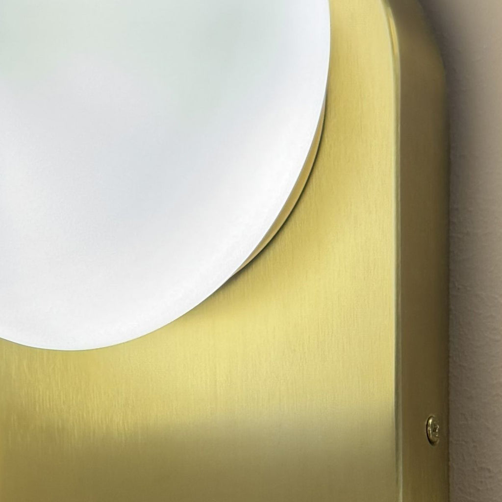 ALM-ARIEL-1WB-BG-OP Ariel 1 Light Wall Light  Brushed Gold