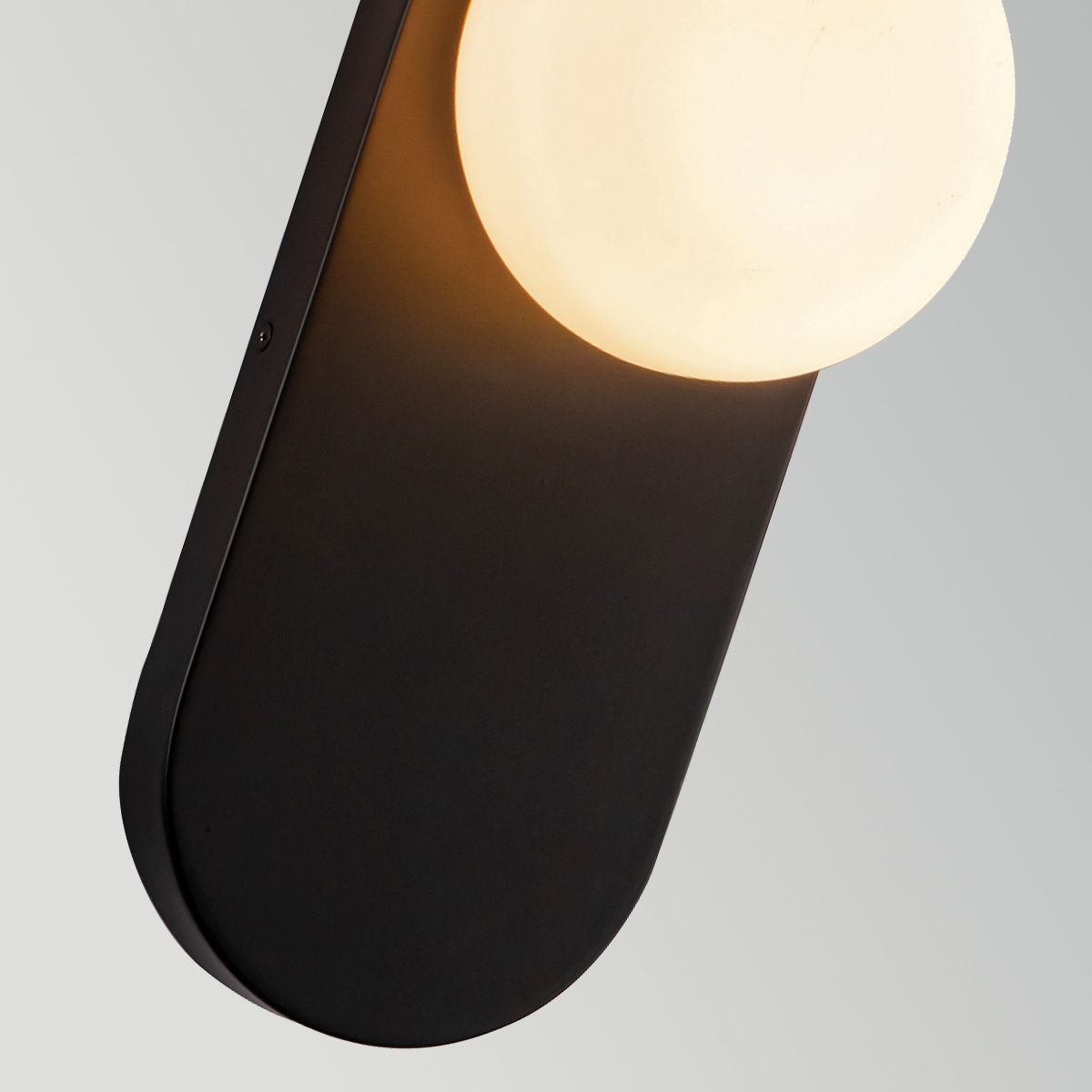 ALM-ARIEL-1WB-MB-OP Ariel 1 Light Wall Light  Matte Black