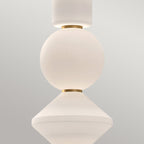 ALM-BIJOU-P3-GD Alora Mood Bijou LED Pendant Aged Gold