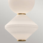 ALM-BIJOU-P3-GD Alora Mood Bijou LED Pendant Aged Gold