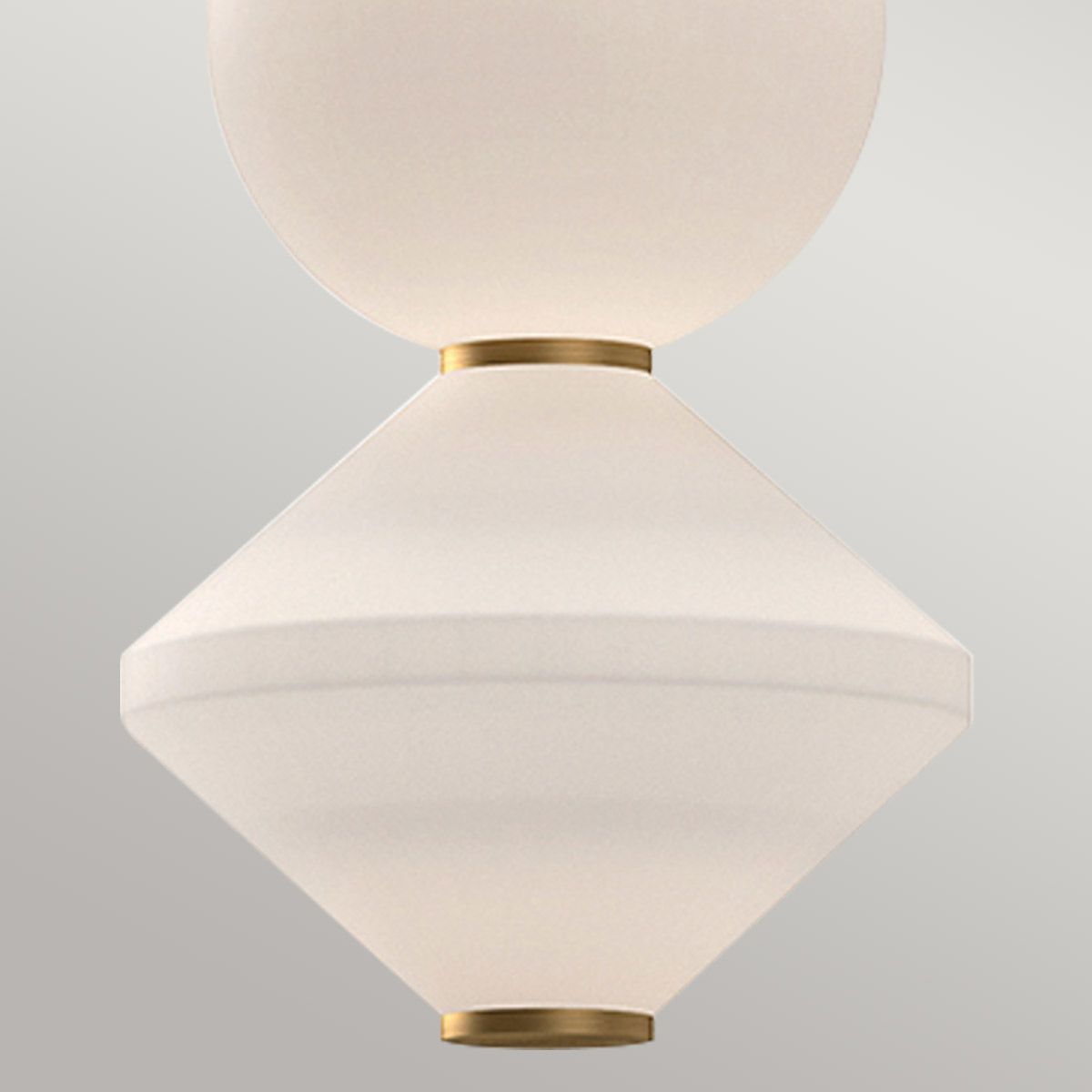 ALM-BIJOU-P3-GD Alora Mood Bijou LED Pendant Aged Gold