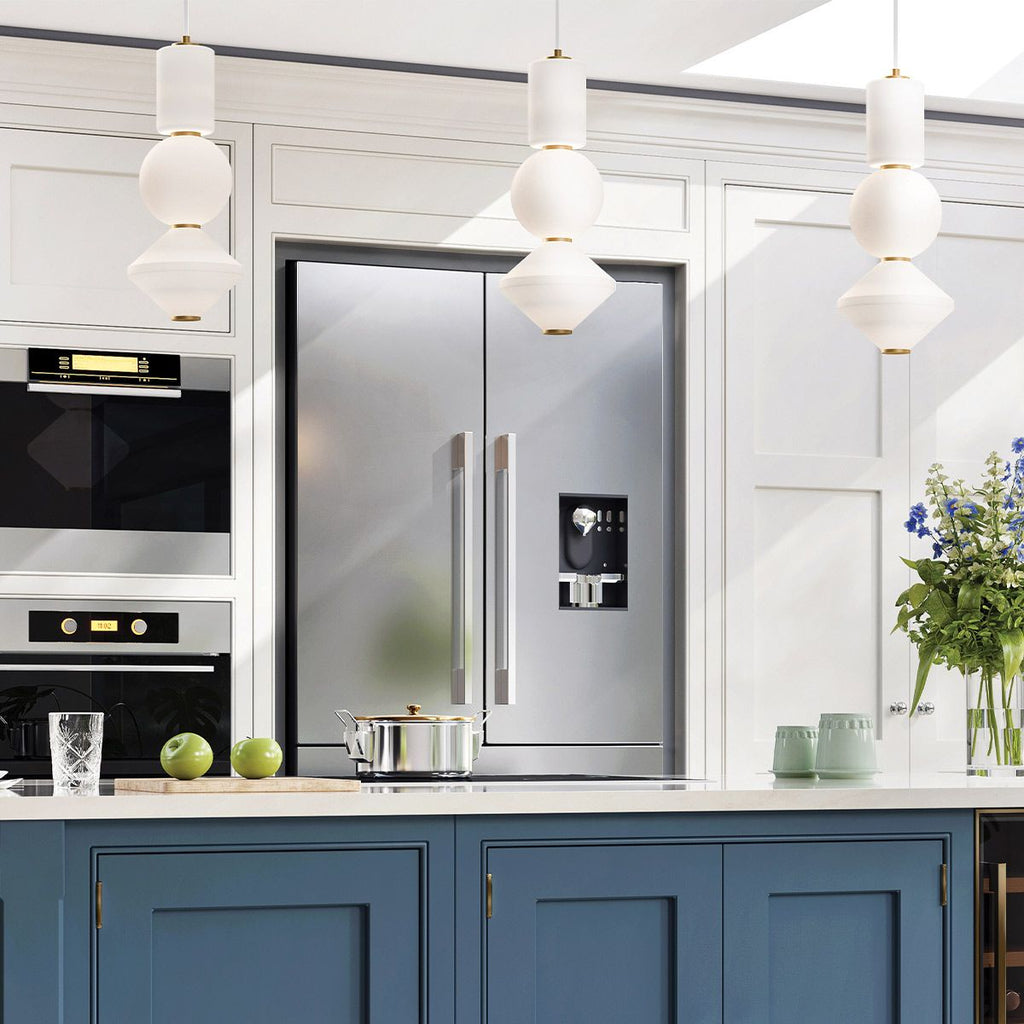 ALM-BIJOU-P3-GD Alora Mood Bijou LED Pendant Aged Gold