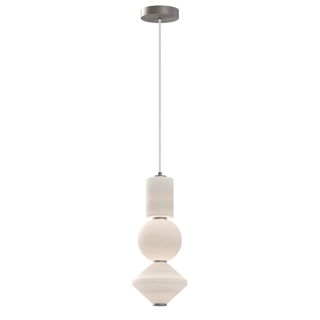 ALM-BIJOU-P3-PN Alora Mood Bijou LED Pendant Brushed Nickel