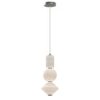 ALM-BIJOU-P3-PN Alora Mood Bijou LED Pendant Brushed Nickel