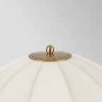 ALM-CROSBY-TL-BG Crosby 1 Light Table Lamp Satin Cream & Brushed Gold