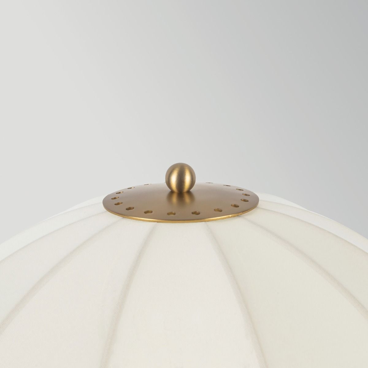 ALM-CROSBY-TL-BG Crosby 1 Light Table Lamp Satin Cream & Brushed Gold