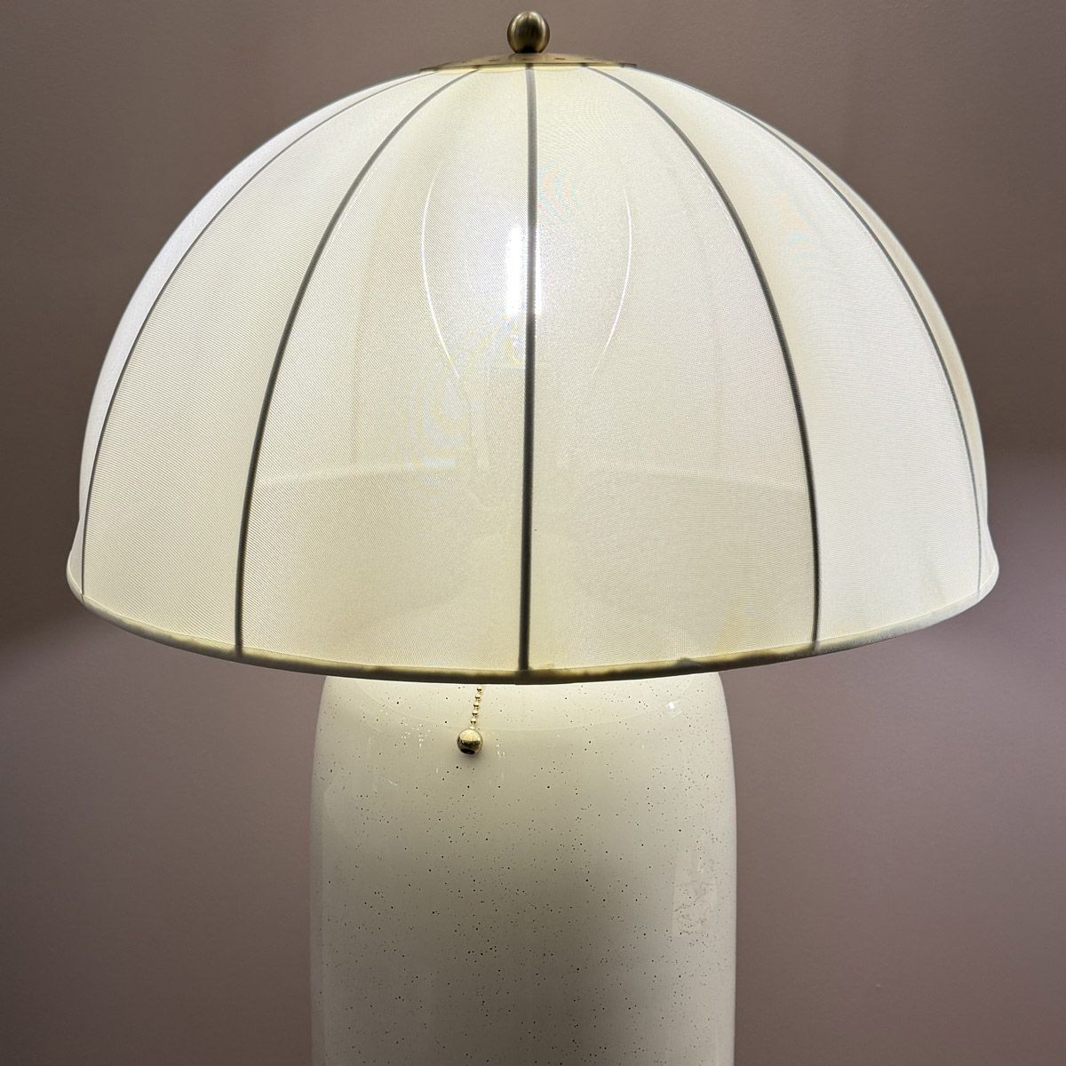 ALM-CROSBY-TL-BG Crosby 1 Light Table Lamp Satin Cream & Brushed Gold