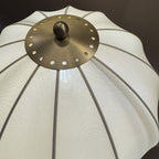 ALM-CROSBY-TL-BG Crosby 1 Light Table Lamp Satin Cream & Brushed Gold
