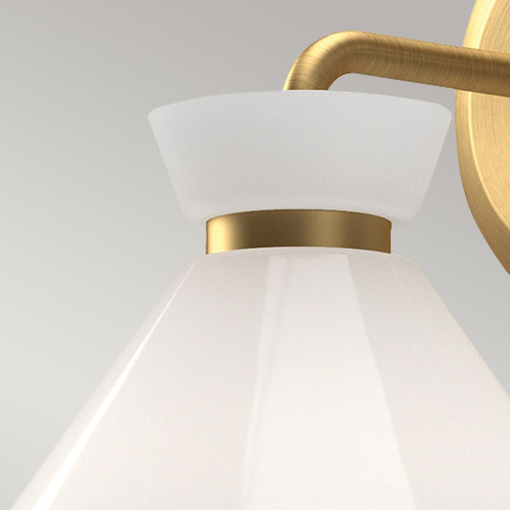 ALM-HALSTON-1WB-GD Alora Mood Halston 1 lt Wall Light Brushed Gold