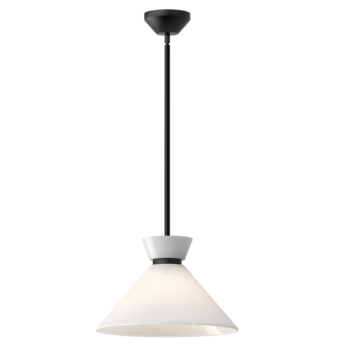 ALM-HALSTON-P-M-BK Alora Mood Halston 1 lt Pendant Matte Black