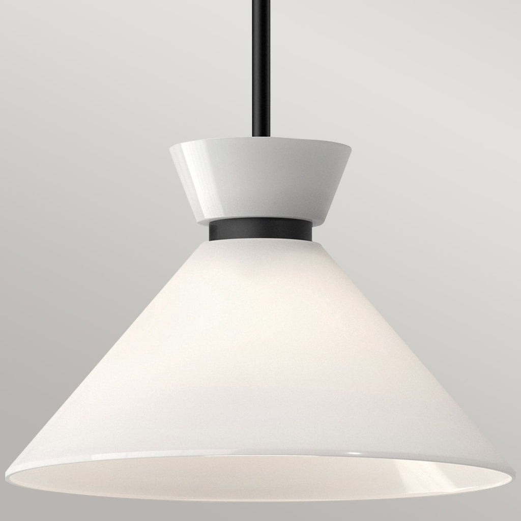 ALM-HALSTON-P-M-BK Alora Mood Halston 1 lt Pendant Matte Black