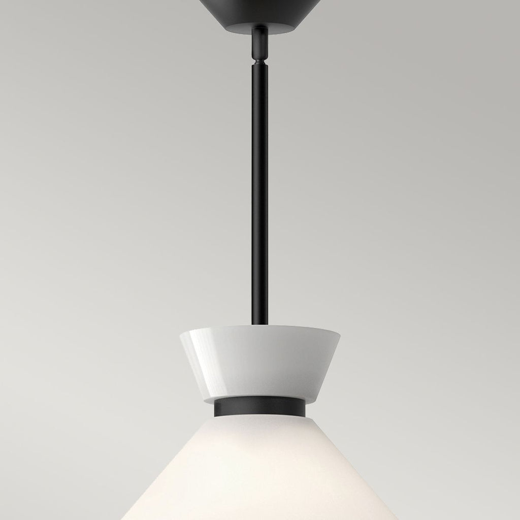 ALM-HALSTON-P-M-BK Alora Mood Halston 1 lt Pendant Matte Black