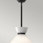 ALM-HALSTON-P-M-BK Alora Mood Halston 1 lt Pendant Matte Black