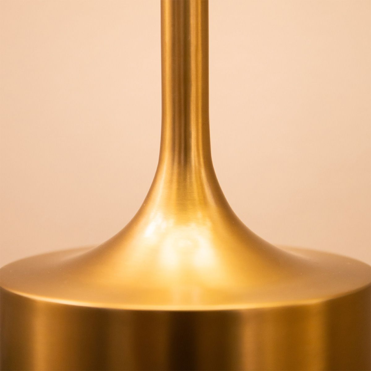 ALM-ISSA-FL-BG Issa 1 Light Floor  Lamp Brushed Gold, Ivory Linen