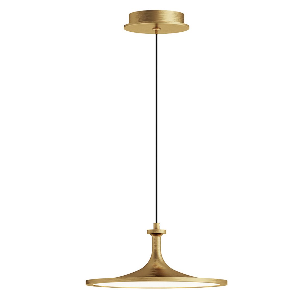 ALM-ISSA-P-M-BG Issa LED Medium Pendant Brushed Gold