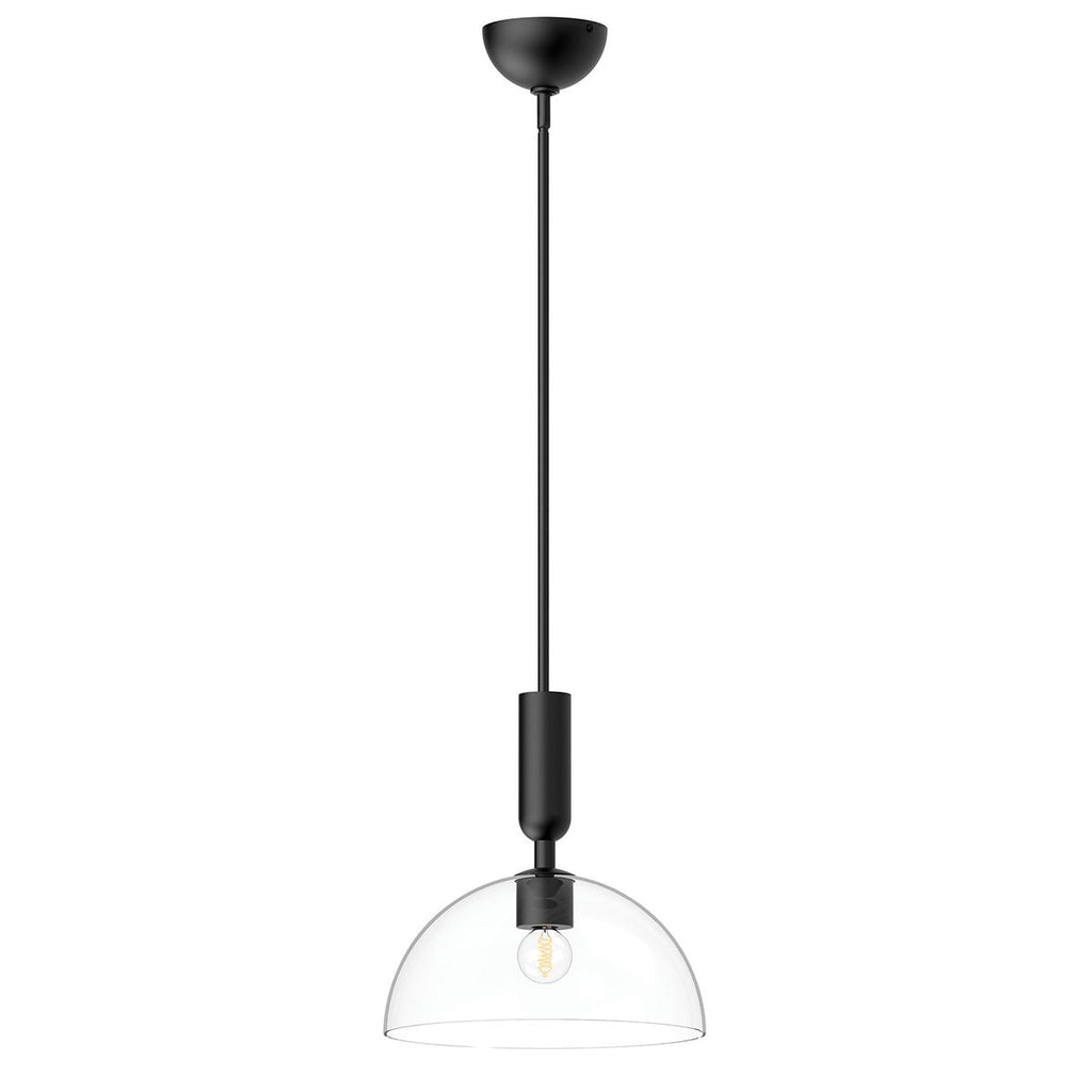 ALM-JUDE-P-MB-CL Alora Mood Jude 1 lt Pendant Matte Black