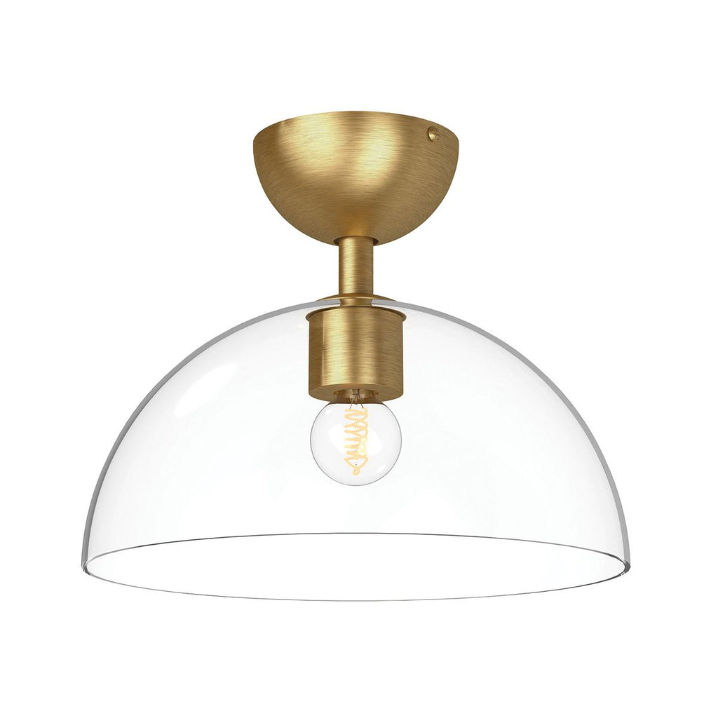 ALM-JUDE-SF-GD-CL Alora Mood Jude 1 lt Semi Flush Light Brushed Gold
