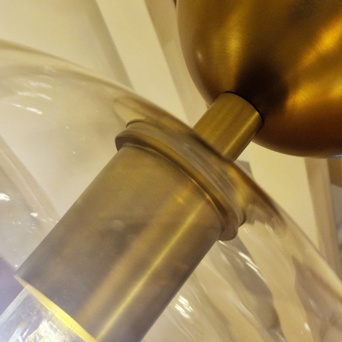 ALM-JUDE-SF-GD-CL Alora Mood Jude 1 lt Semi Flush Light Brushed Gold