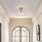 ALM-JUDE-SF-GD-CL Alora Mood Jude 1 lt Semi Flush Light Brushed Gold