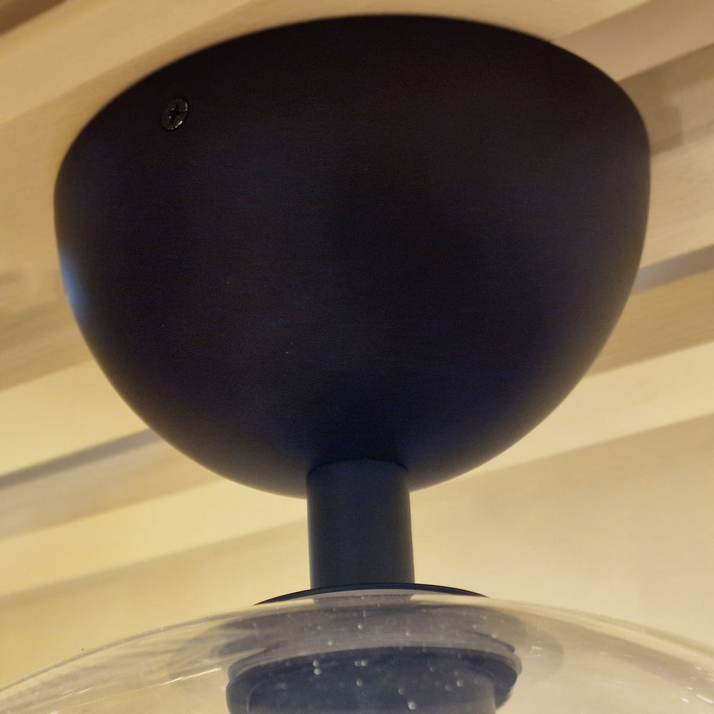 ALM-JUDE-SF-MB-CL Alora Mood Jude 1 lt Semi Flush Light Matte Black