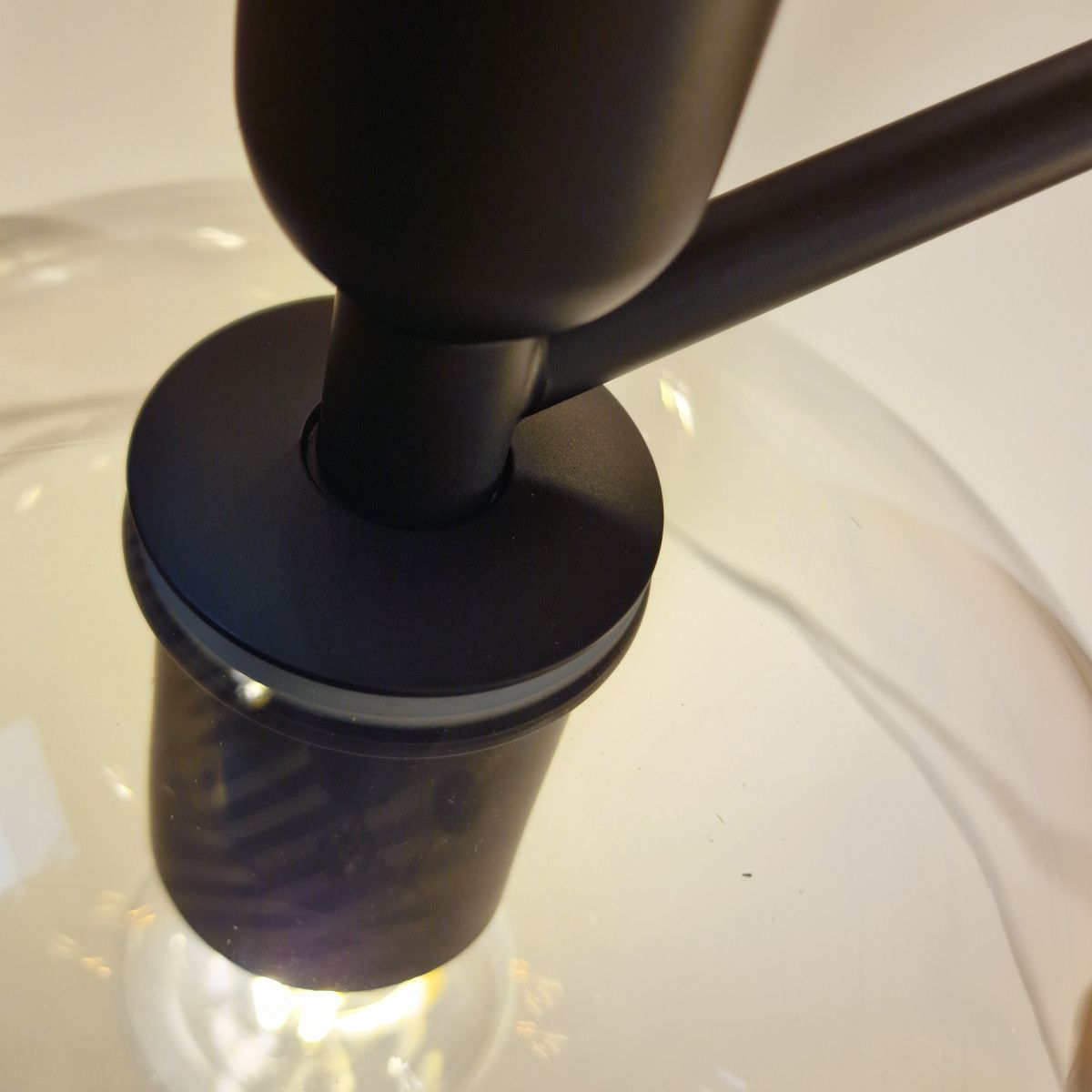 ALM-JUDE3-MB-CL Alora Mood Jude 3 lt Chandelier Matte Black