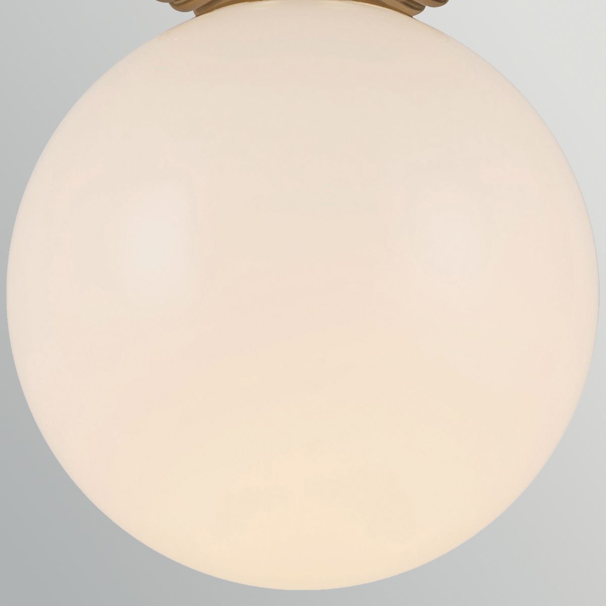 ALM-OTIS-F-BG-OP Otis  Bathroom 1 Light Flush Ceiling Brushed Gold