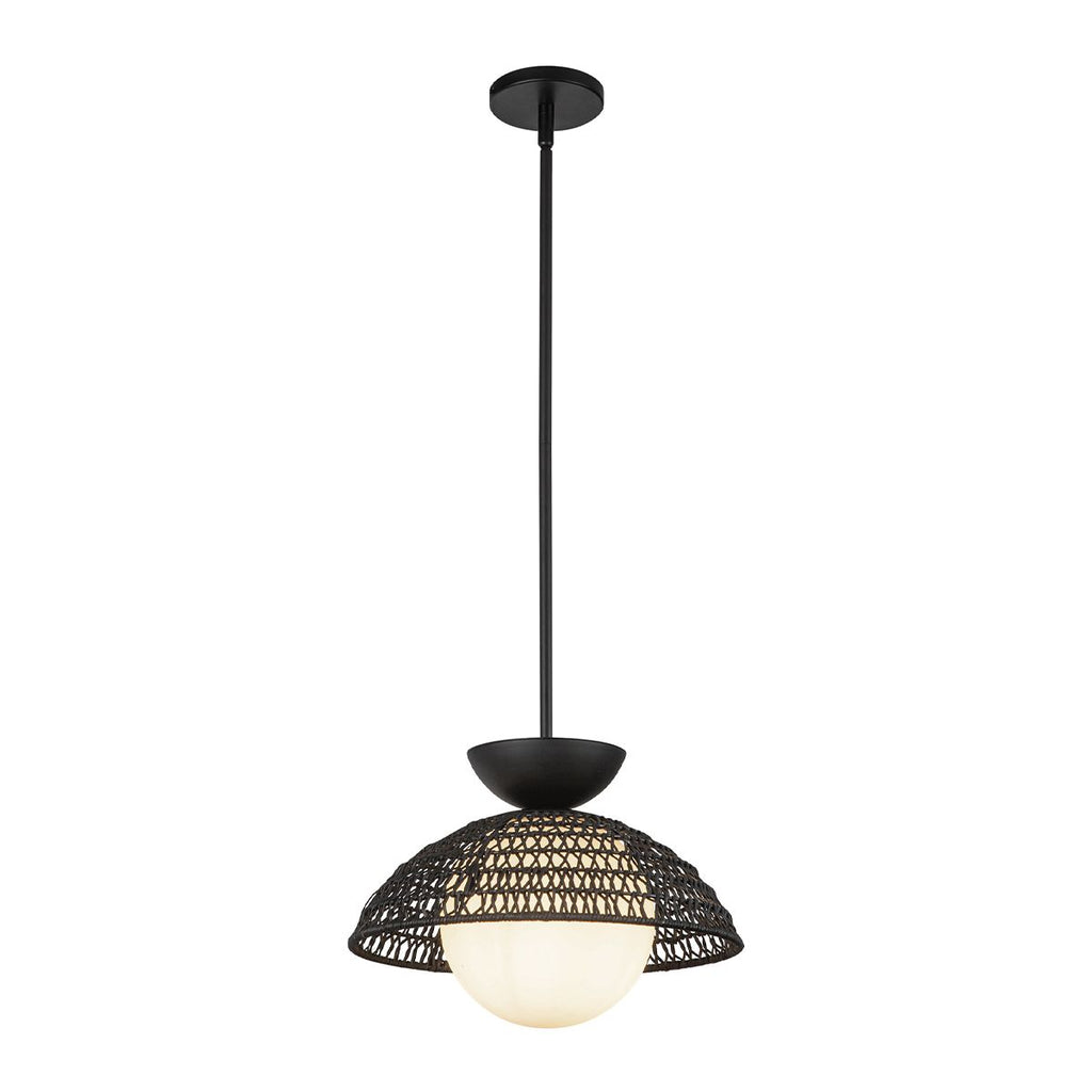ALM-PERTH-P-BK Alora Mood Perth 1 lt Pendant Matte Black