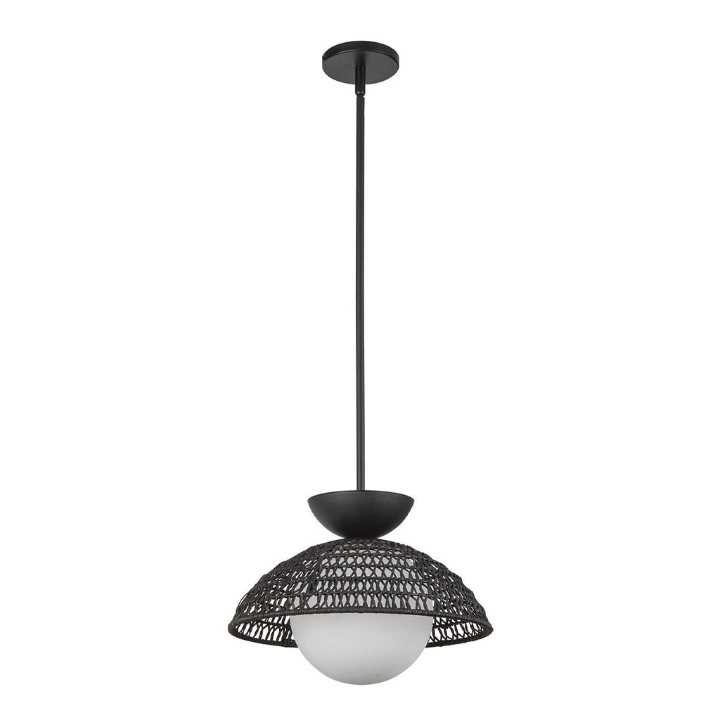 ALM-PERTH-P-BK Alora Mood Perth 1 lt Pendant Matte Black