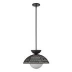 ALM-PERTH-P-BK Alora Mood Perth 1 lt Pendant Matte Black