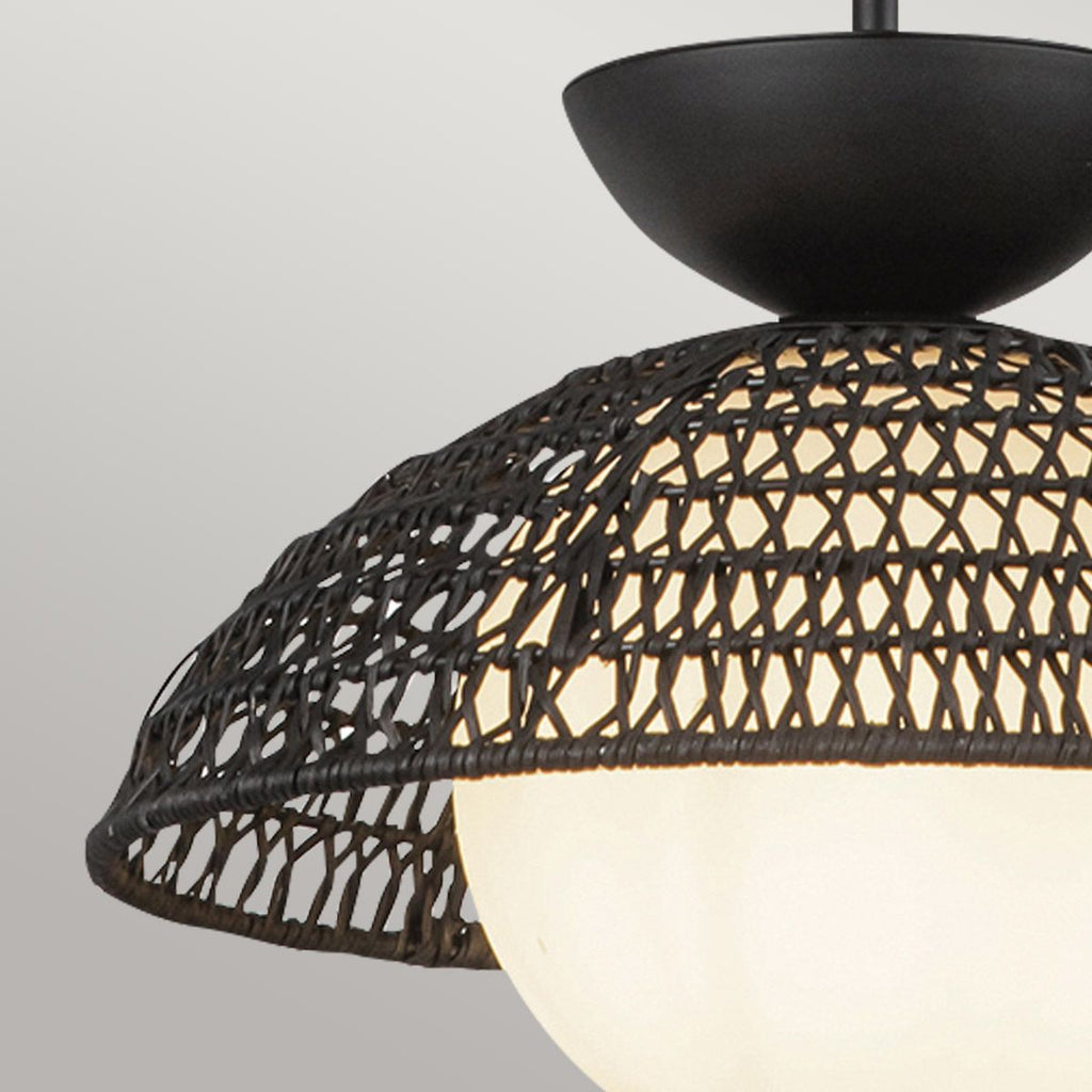 ALM-PERTH-P-BK Alora Mood Perth 1 lt Pendant Matte Black
