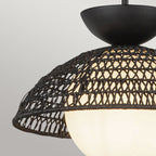 ALM-PERTH-P-BK Alora Mood Perth 1 lt Pendant Matte Black