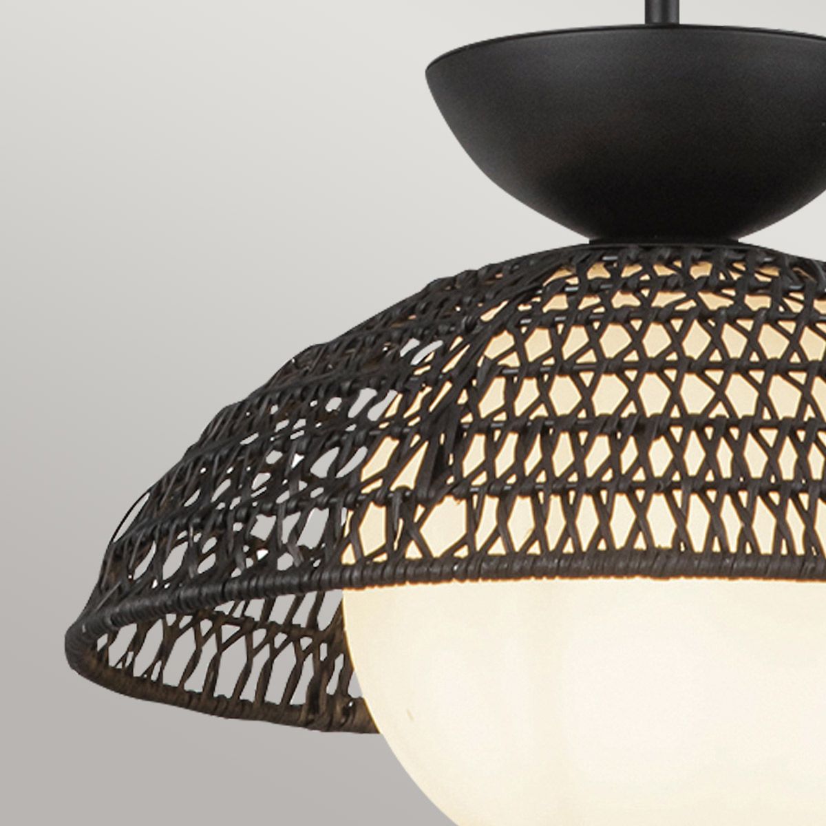 ALM-PERTH-P-BK Alora Mood Perth 1 lt Pendant Matte Black