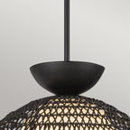 ALM-PERTH-P-BK Alora Mood Perth 1 lt Pendant Matte Black
