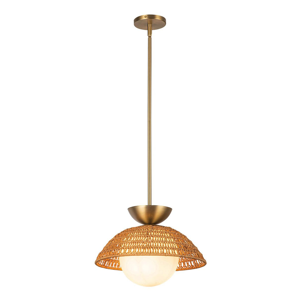 ALM-PERTH-P-GD Alora Mood Perth 1 lt Pendant Brushed Gold