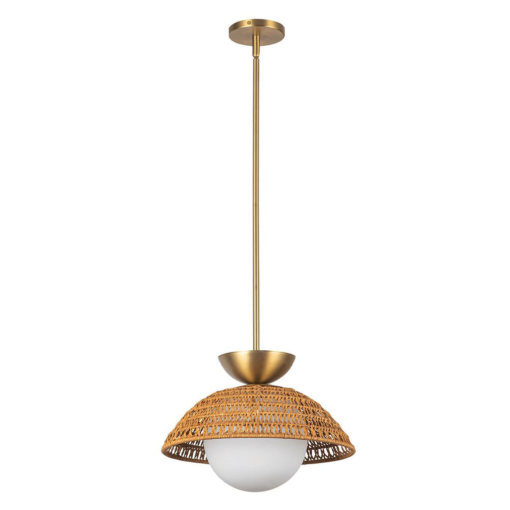 ALM-PERTH-P-GD Alora Mood Perth 1 lt Pendant Brushed Gold