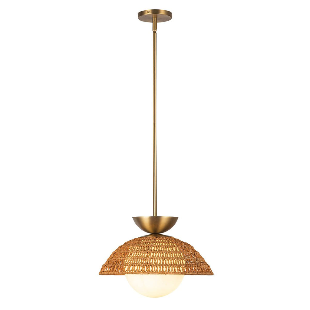 ALM-PERTH-P-GD Alora Mood Perth 1 lt Pendant Brushed Gold