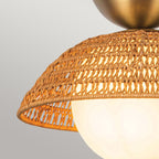 ALM-PERTH-P-GD Alora Mood Perth 1 lt Pendant Brushed Gold