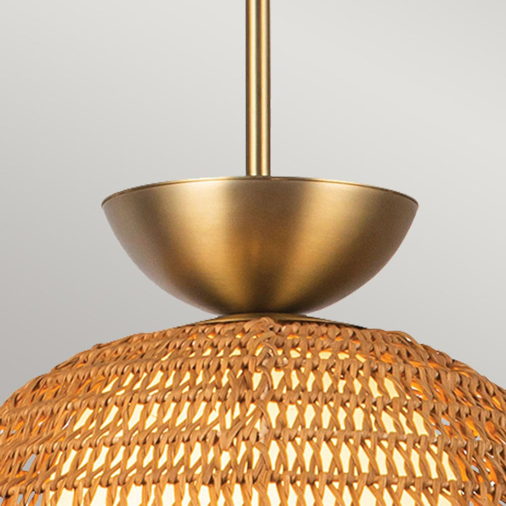 ALM-PERTH-P-GD Alora Mood Perth 1 lt Pendant Brushed Gold