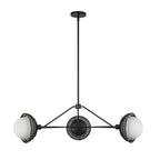 ALM-PERTH3-BK Alora Mood Perth 3 lt Chandelier Matte Black