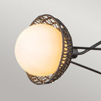 ALM-PERTH3-BK Alora Mood Perth 3 lt Chandelier Matte Black