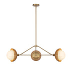ALM-PERTH3-GD Alora Mood Perth 3 lt Chandelier Brushed Gold