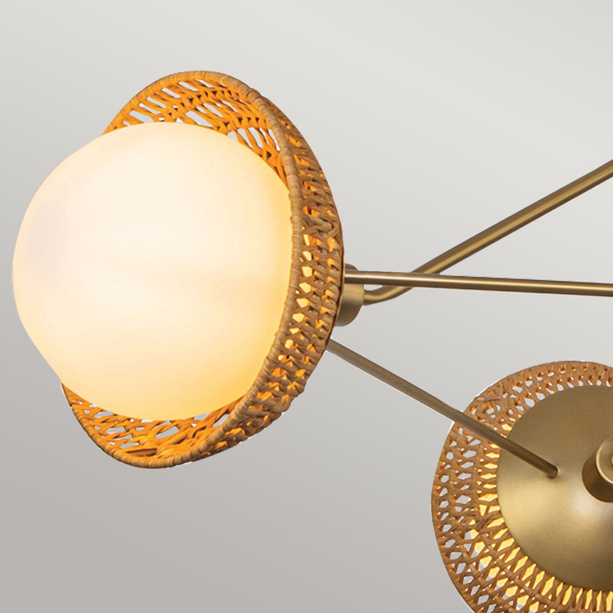 ALM-PERTH3-GD Alora Mood Perth 3 lt Chandelier Brushed Gold