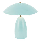 ALM-POPPY-TL-M-CB Poppy LED Medium Table Lamp Cerulean Light Blue