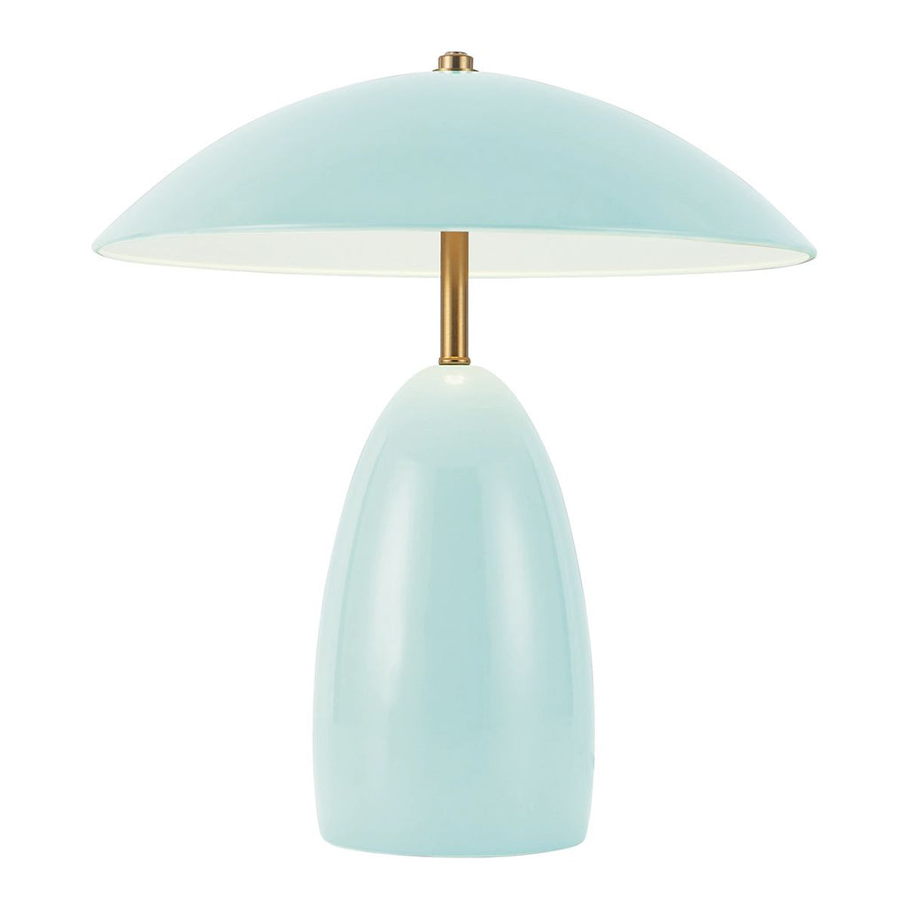 ALM-POPPY-TL-M-CB Poppy LED Medium Table Lamp Cerulean Light Blue